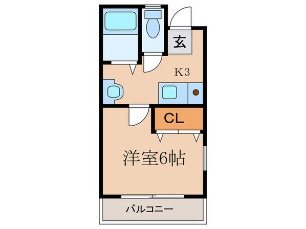 広野町マンションの物件間取画像